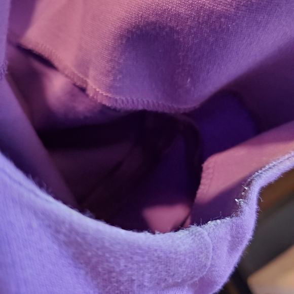 Talbots Sheath v-neck dress purple Size small 4p - Picture 10 of 12